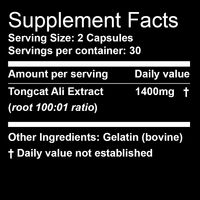 Ailon Naturals Tongat Ali - Testosterone Booster 